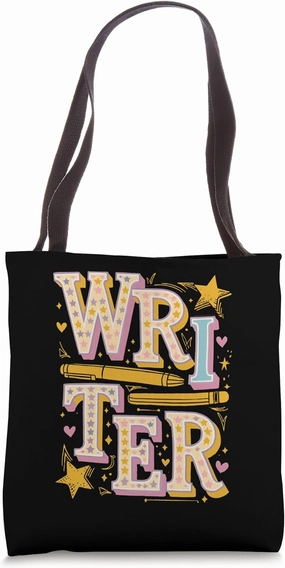 Writer Word Cloud Poet Author Writing Lovers Tote Bag