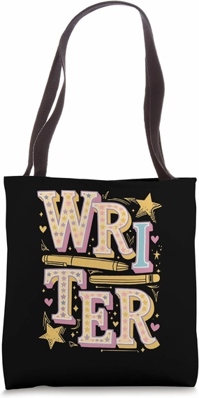 Writer Word Cloud Poet Author Writing Lovers Tote Bag