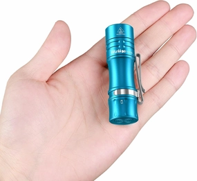 Wurkkos Mini- EDC Flashlight 1650 Lumens TS10SG RGB Sources Anduril 2.0 UI Compact Pocket Clip Light, Tiny LED Keyring Lights, Portable Clip for Night Working Signaling Tool.