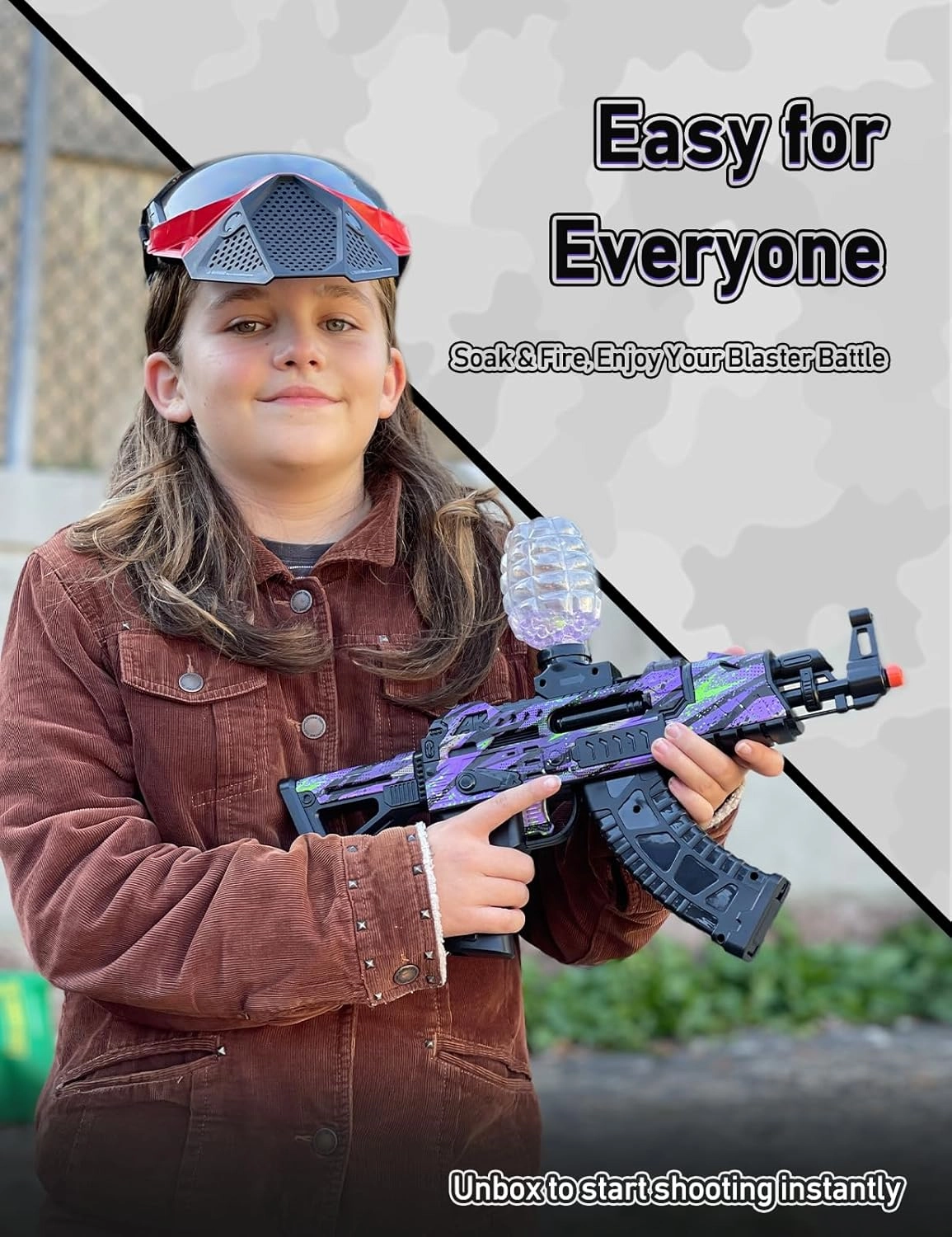 YaGee Electric Blaster in Backyard Fun and Outdoor Games, Shooting Game (Purple)