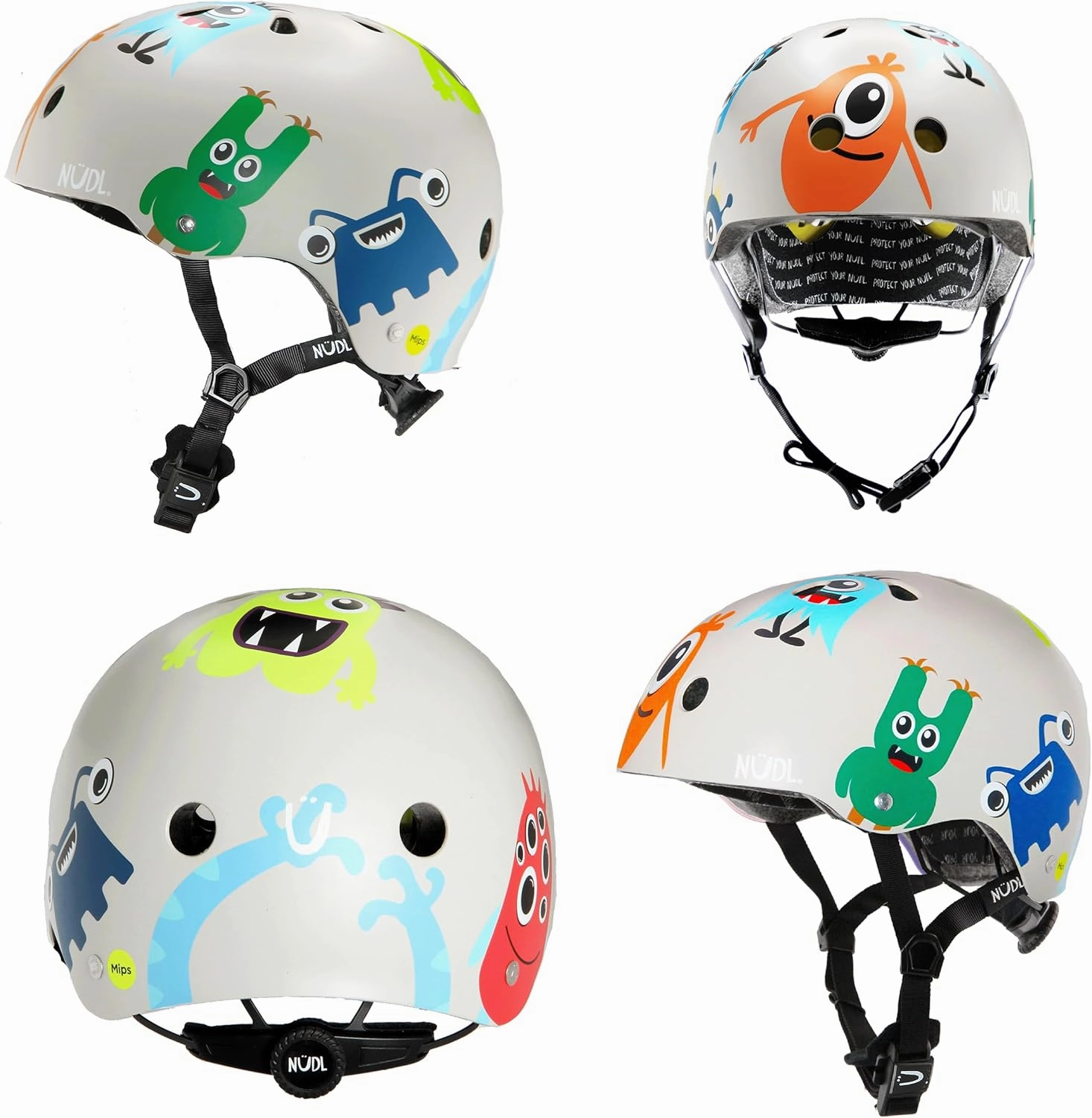 Youth Kids MIPS Bike Helmet for Boys, Girls, Teens & Children Ages 3-16, 11 Vents, No Pinch Fidlock Buckle, for Scooters, E-Bikes, in-Line Skates, Multi Sport, Skateboarding, and Bicycle