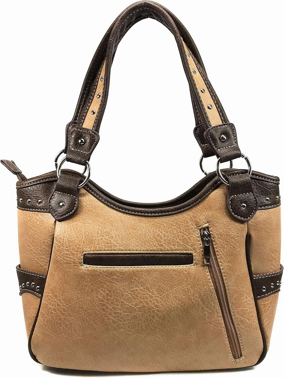 Zelris Dakota Dales Pony Horse Embroidery Mane Western Country Women Conceal Carry Tote Purse with Matching Wallet Set