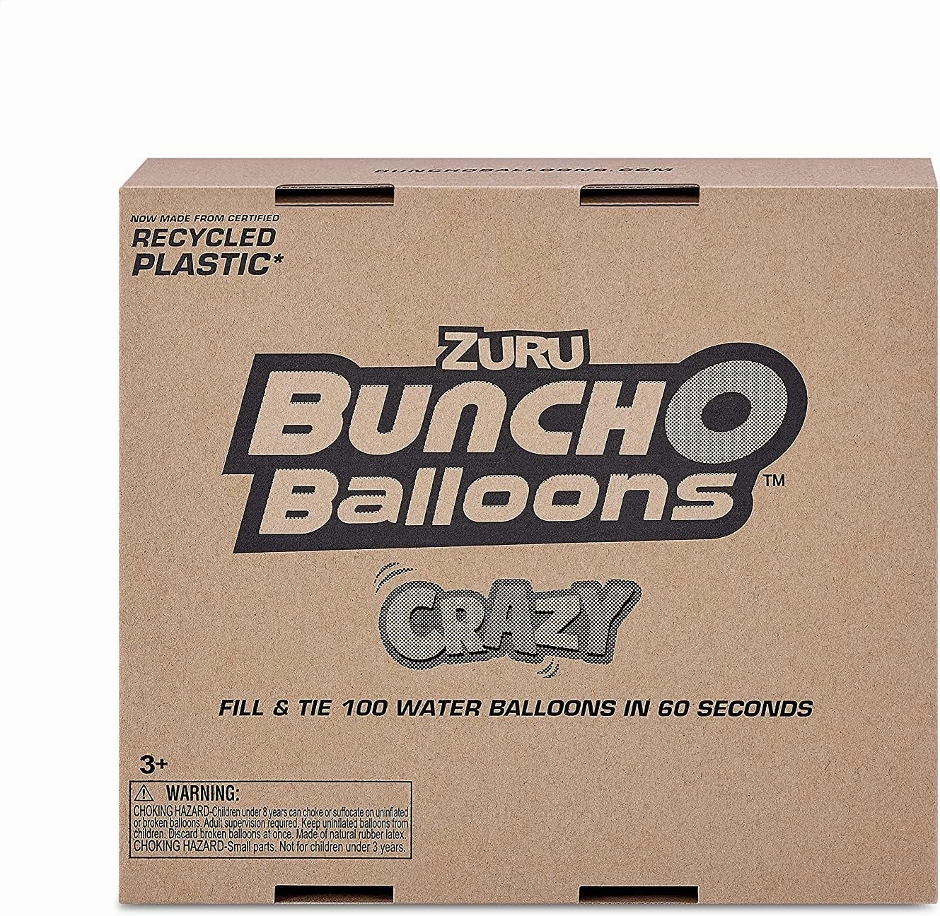 ZURU BUNCH O BALLOONS - 350 Rapid-Fill Crazy Color Water Balloons (10 Pack) Amazon Exclusive